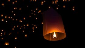 Lantern Lifted Festival in Chiang Mai, Thailand